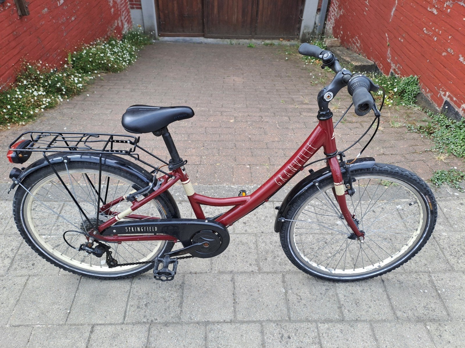 Granville meisjesfiets Springfield 24 inch, Fietsen en Brommers, Fietsen | Meisjes, Ophalen, Granville, Velgrem, Versnellingen