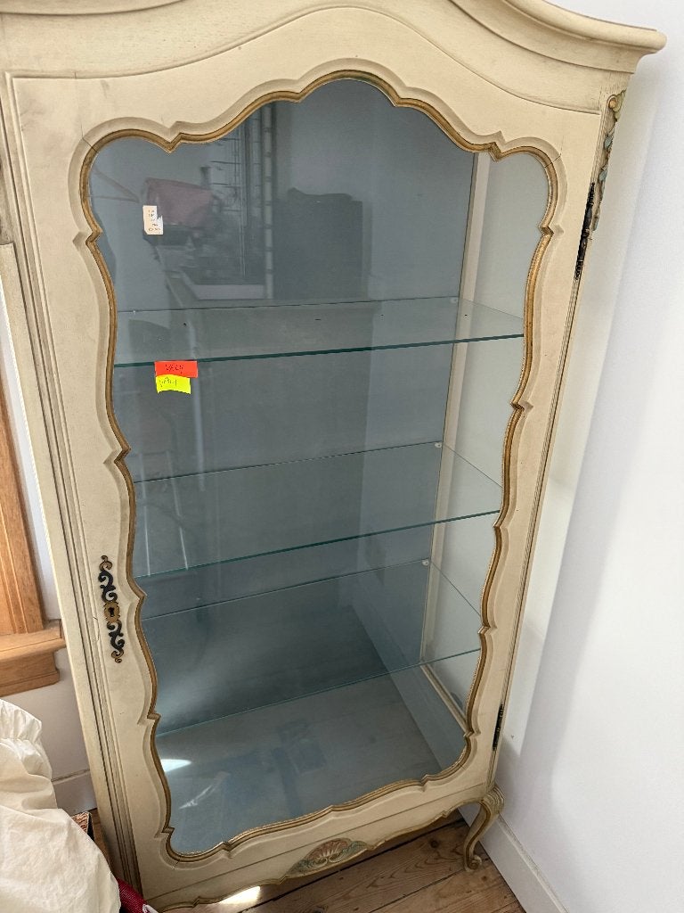 Vitrine française vintage de style Louis XV, Antiquités & Art, Enlèvement