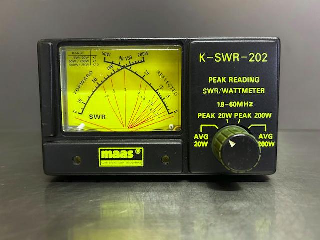 SWR powermeter Maas K-SWR-202, Telecommunicatie, Ophalen of Verzenden, Gebruikt, Zender en Ontvanger