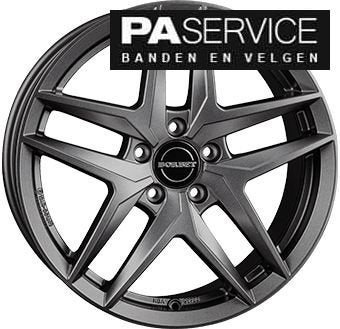 Nieuw 18 inch Antraciet Borbet Mini F66 zomerset incl Hankoo, Neuf, Pneus et Jantes, 215 mm, Pneus été
