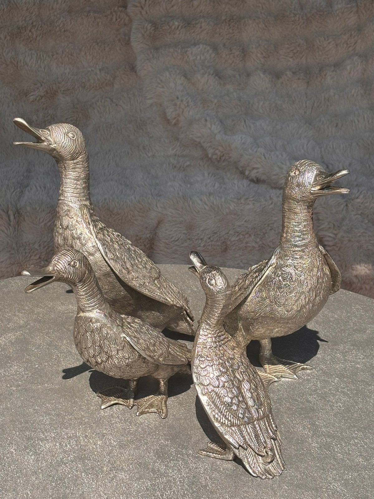 Style : Famille de canards Mauro Manetti, Enlèvement, Cuivre