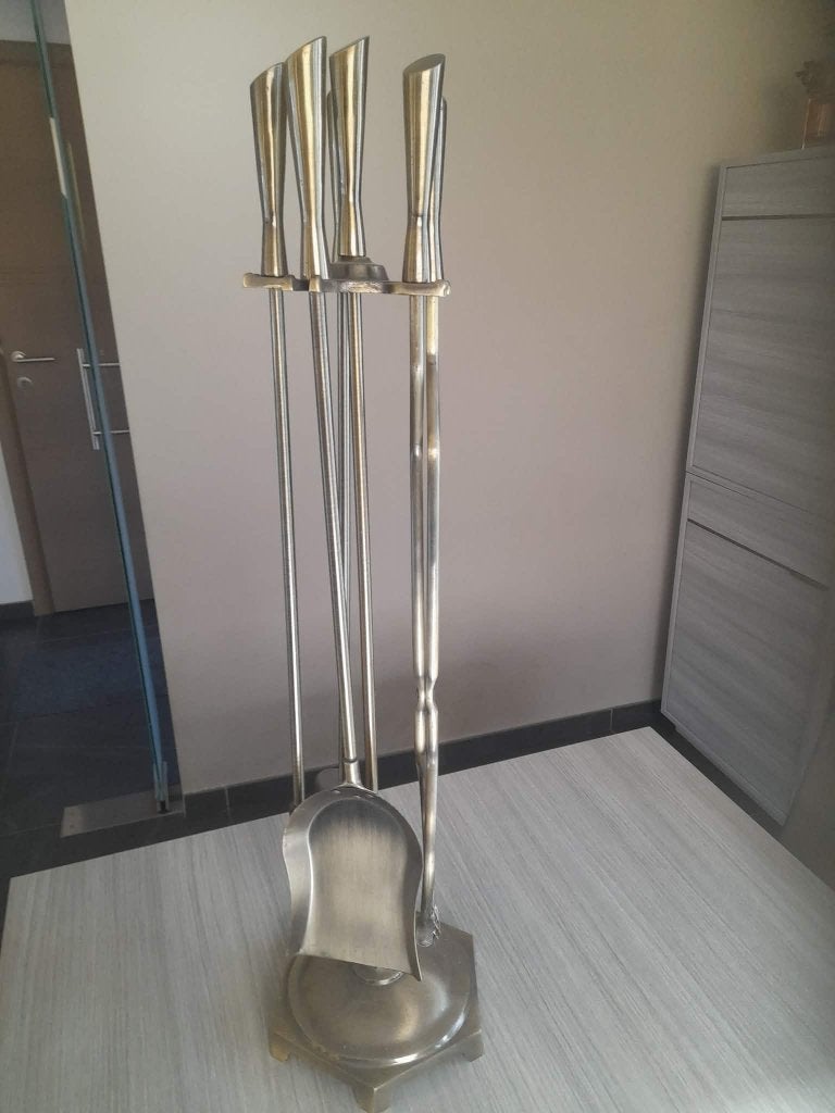 Haardset met standaard, Ophalen, Gebruikt, Houtkachel