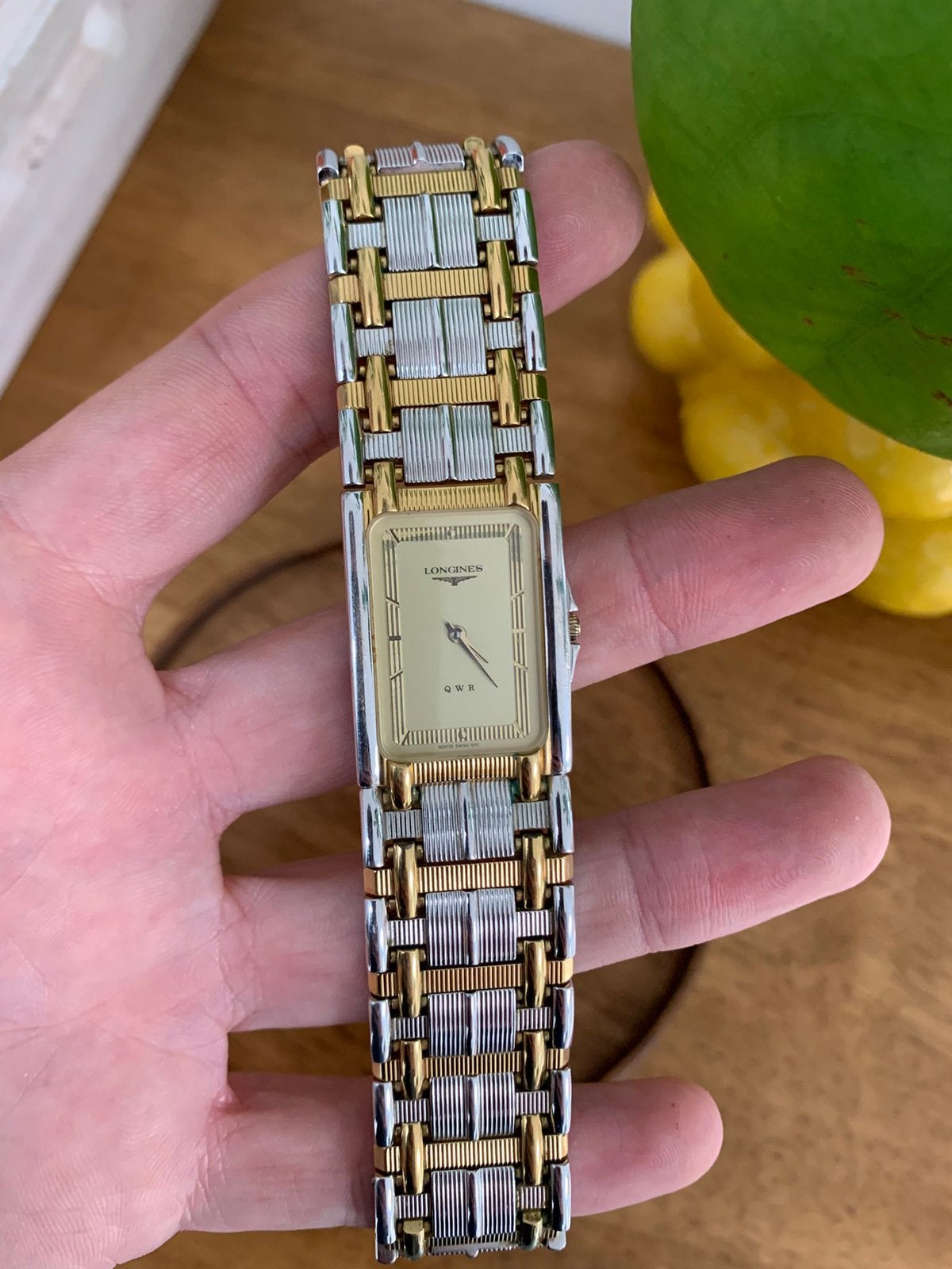 Longines QWR, Montre-bracelet, Autres marques, Enlèvement ou Envoi, Acier