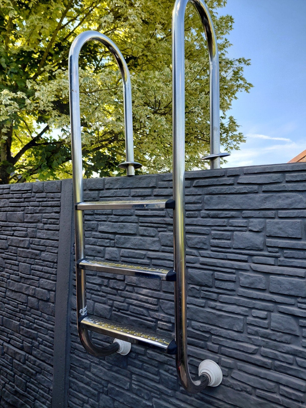 Ladder voor zwembad, Tuin en Terras, Ophalen, Ladder