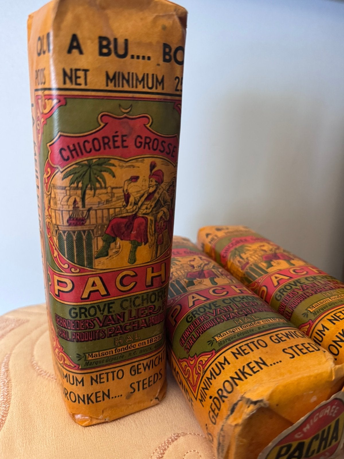 3 sachets de Pacha Chicorée vintage, Enlèvement ou Envoi, Emballage