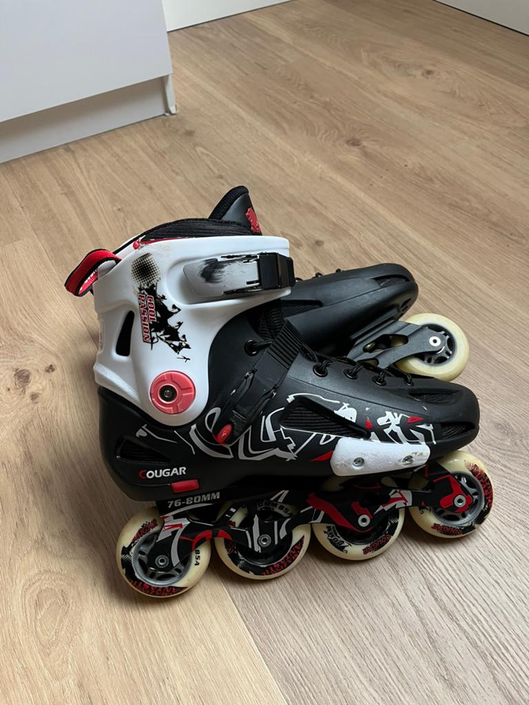 Skeelers Cougar maat 43, Ophalen, Gebruikt, Heren, Inline skates 4 wielen
