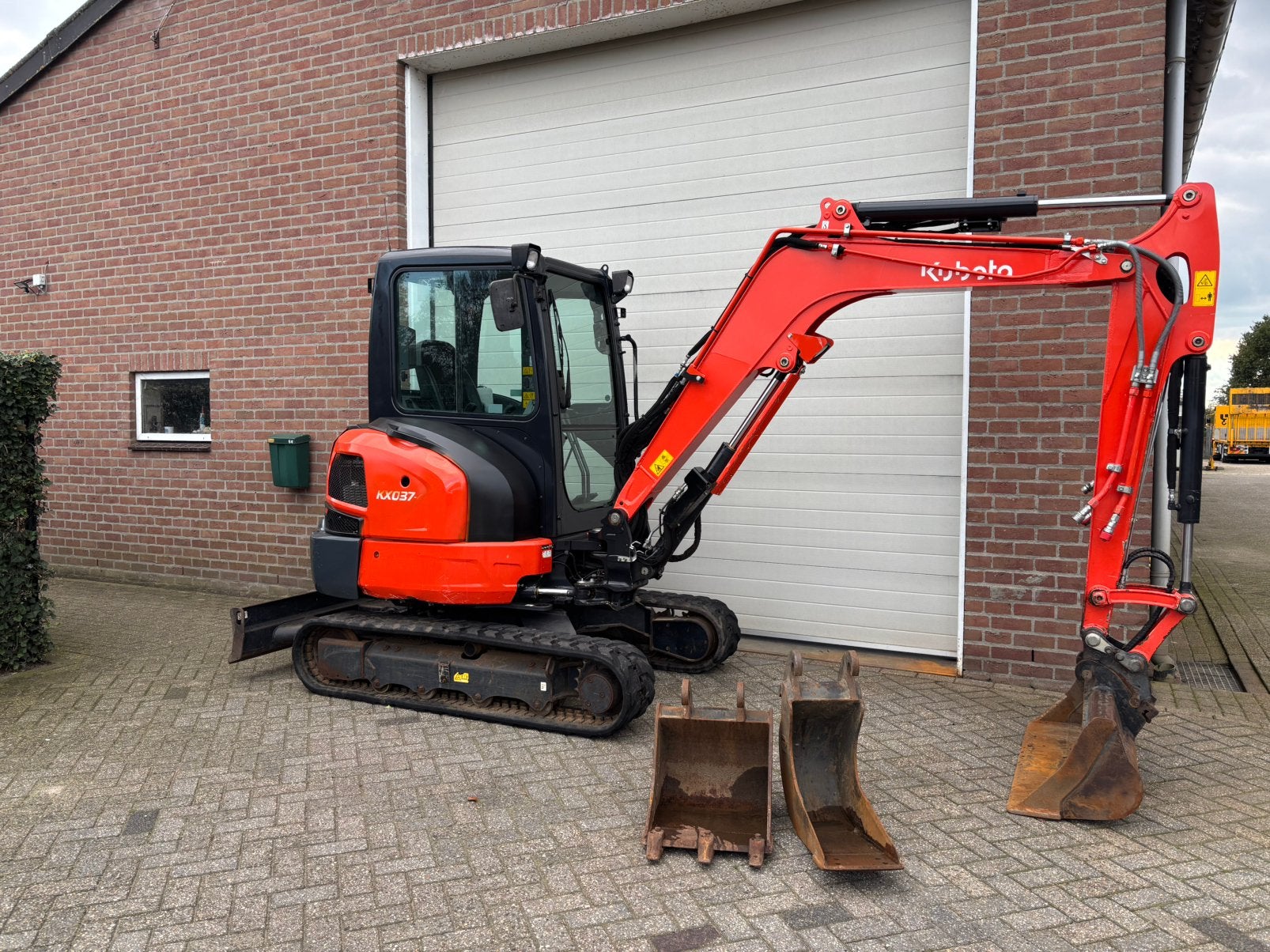 Kubota KX037-4 Minigraver graafmachine (2021) 1700 uren!, Enlèvement