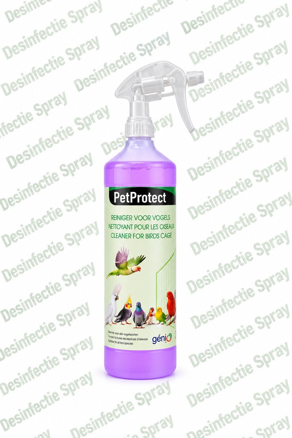 PetProtect desinfectie spray 1L, voor alle dierenverblijv, Ophalen
