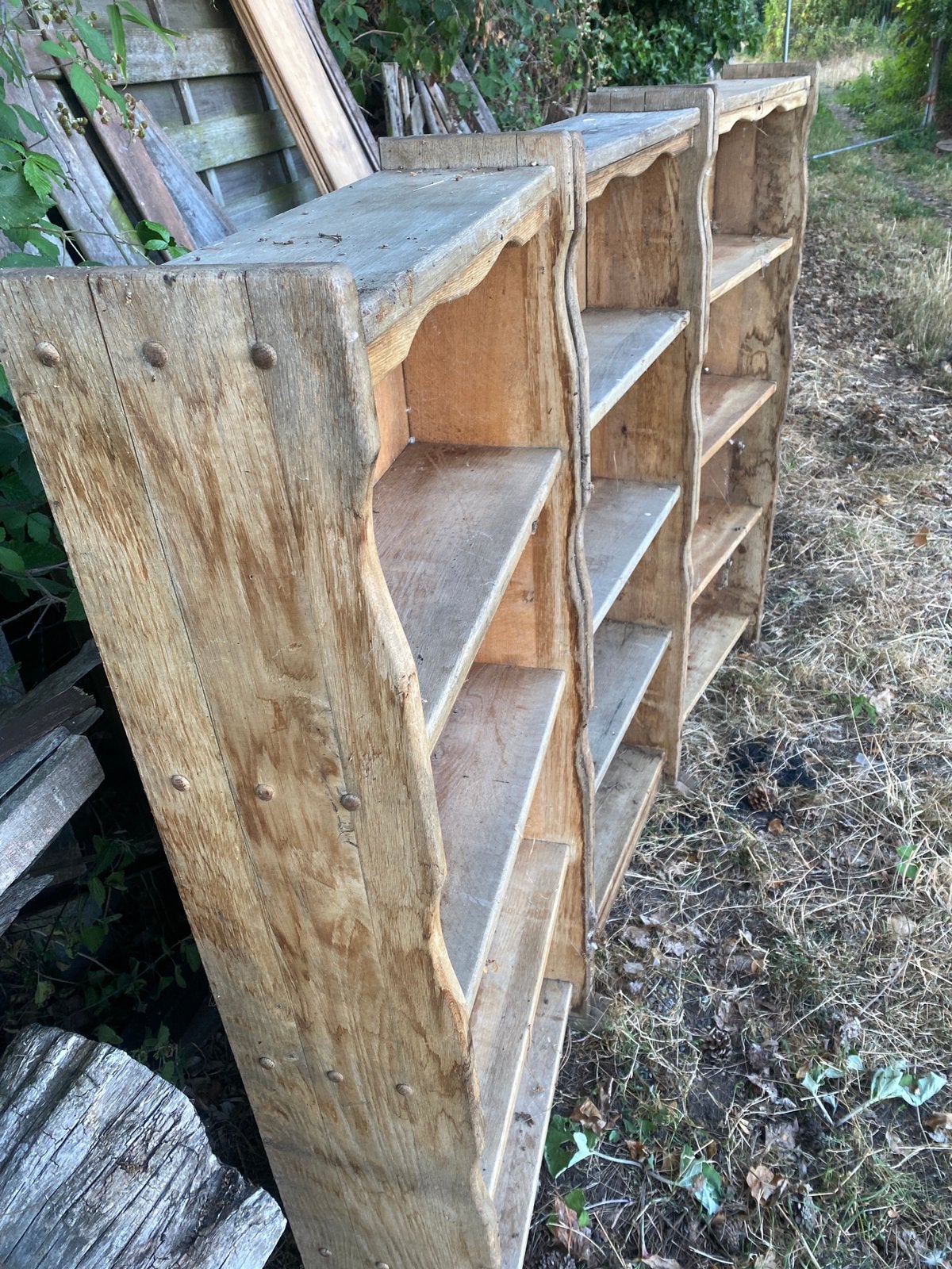 Massief Eiken boekenkast, Huis en Inrichting, Kasten | Boekenkasten, Ophalen, Met plank(en), Eikenhout, 50 tot 100 cm