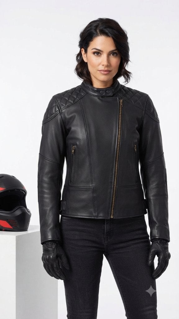 Veste de Moto en Cuir Protecteurs approuvé CE neuf, Motos, Enlèvement ou Envoi, Neuf, avec ticket, Femmes, Manteau | cuir