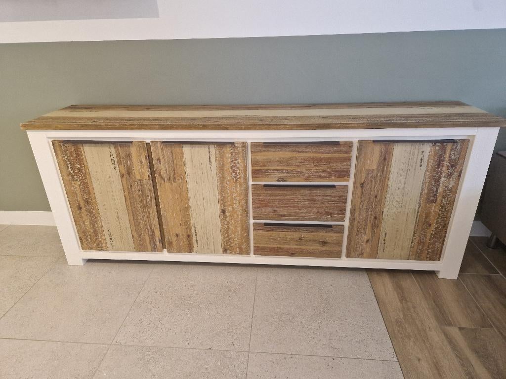 Buffet en bois, Enlèvement, Comme neuf, Modern, Avec tiroir(s)