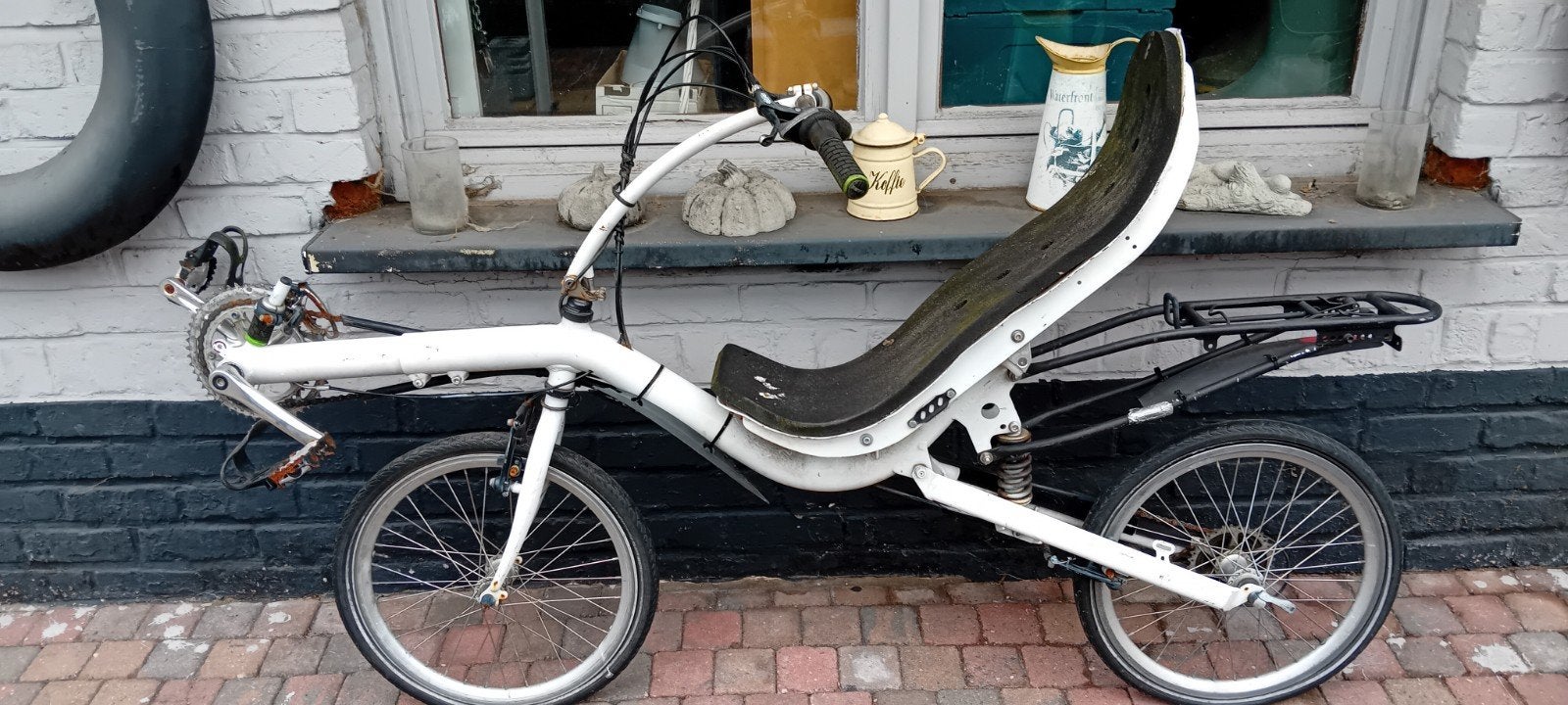 Ligfiets, Ophalen