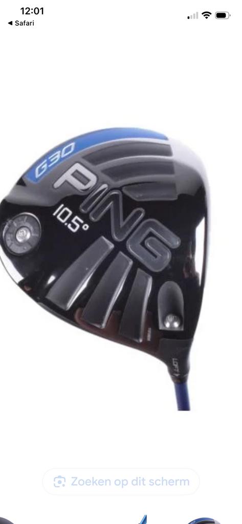 Golf Driver Ping G30 10.5’, Ophalen, Nieuw, Club, Ping