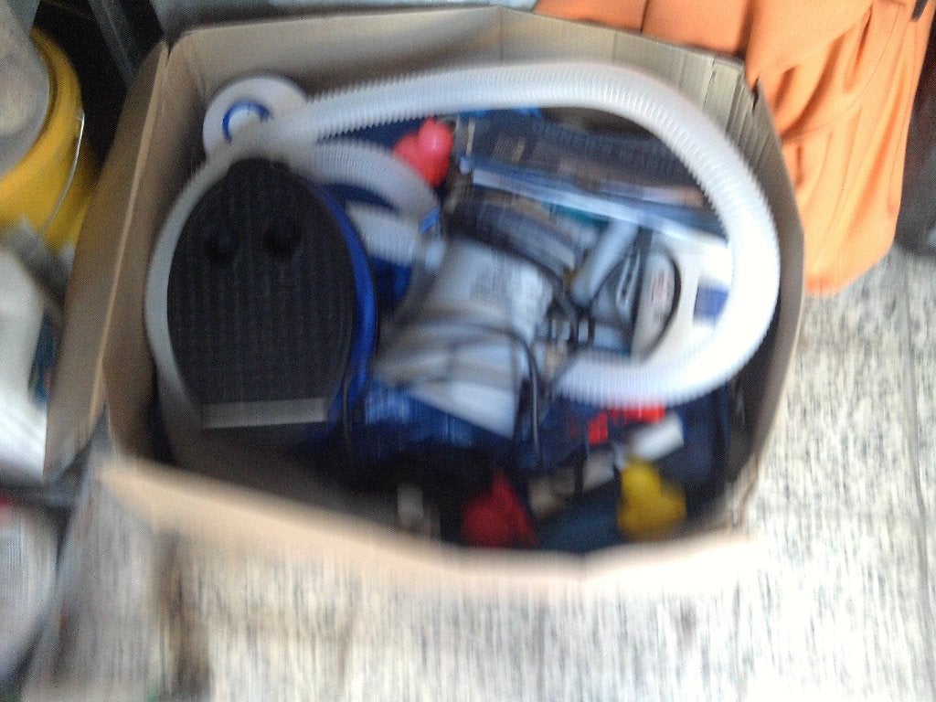 opblaasbaar zwembad, Tuin en Terras, Ophalen, Gebruikt, Opblaaszwembad, Rond