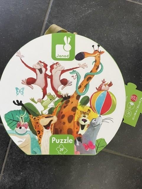 puzzel Janod 37 stuks, Ophalen of Verzenden, 10 tot 50 stukjes, Gebruikt