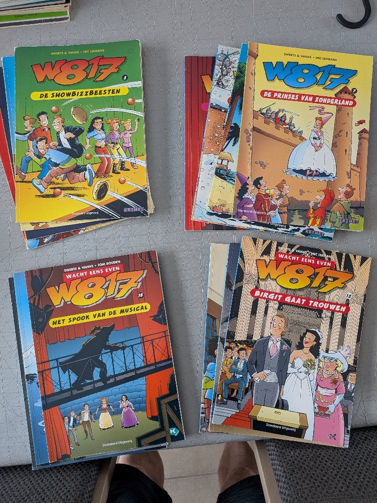 Lot 16 strips W817, Meerdere stripboeken, Ophalen of Verzenden, Gelezen, Hec Leemans