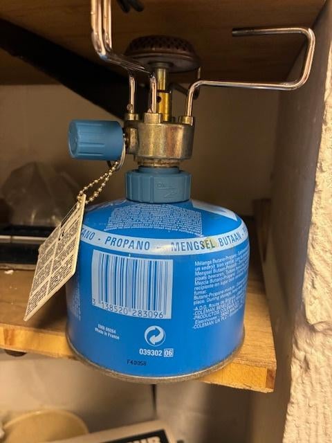 kampeer gasvuur, Caravans en Kamperen, Kampeeraccessoires, Ophalen, Gebruikt