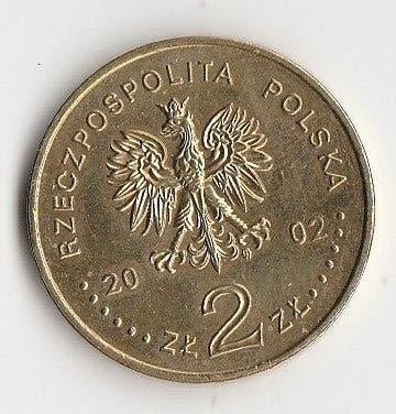 2 zlotys polonais Coupe du Monde de la FIFA 2002, Enlèvement ou Envoi, Pologne, Monnaie en vrac, Or