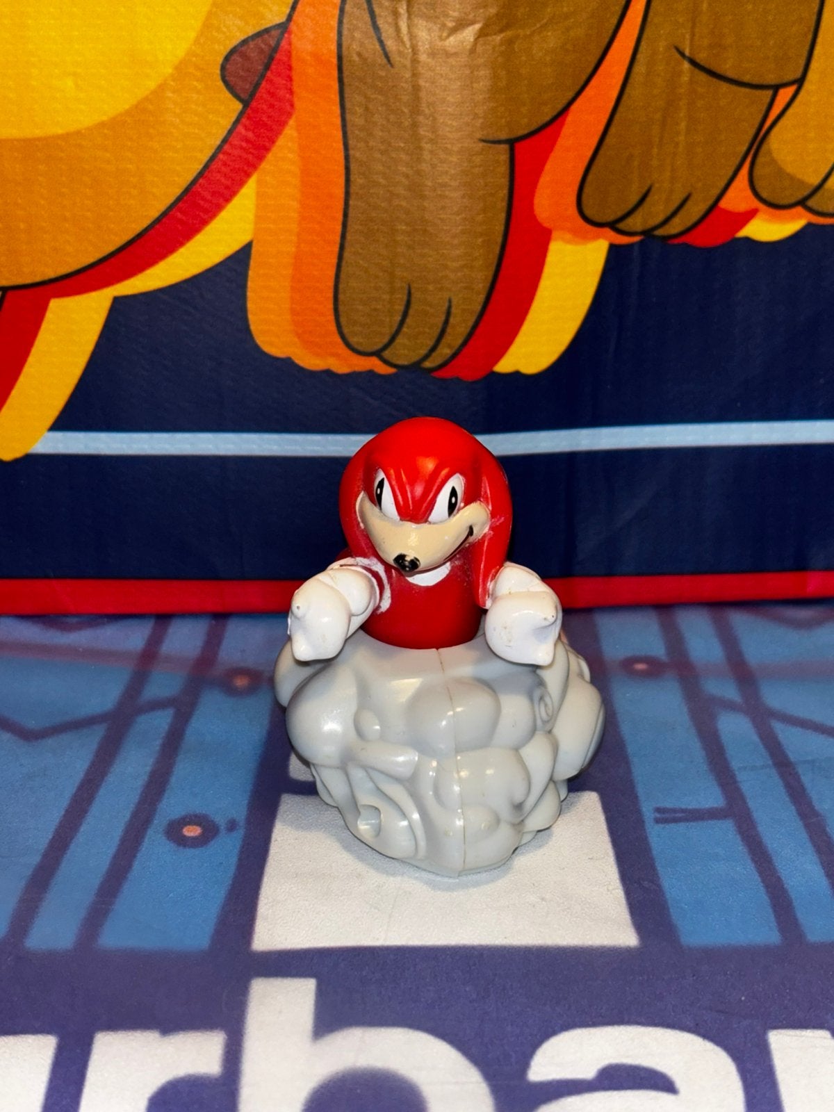Figurine McDonald's Sonic 2 Knuckles l'Échidné, Enlèvement ou Envoi, Utilisé