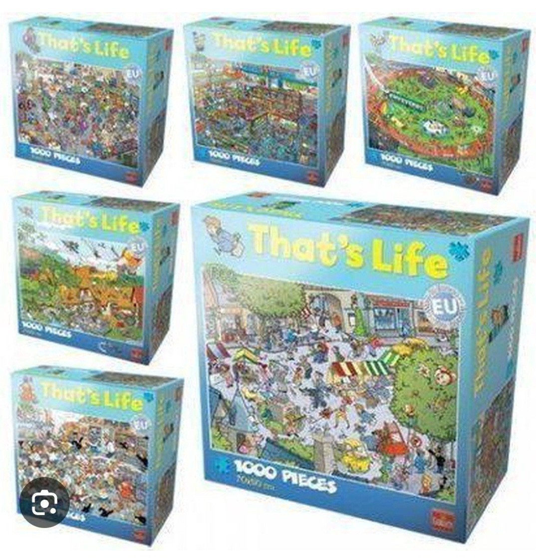 GEZOCHT : THAT'S LIFE PUZZELS, Hobby en Vrije tijd, Ophalen of Verzenden