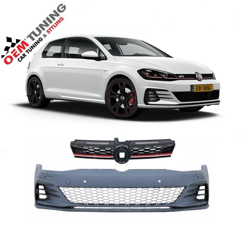 VOORBUMPER geschikt voor GOLF 7.5 | 7.5 GTI-LOOK | 17 – 20 |, Neuf, Volkswagen, Avant, Enlèvement ou Envoi