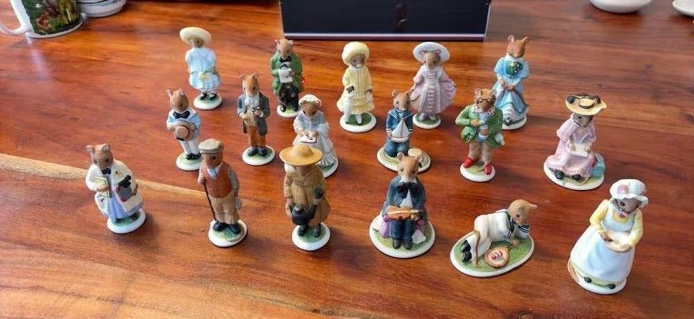 The Woodmouse Family (1985) Figurines porcelaine vintage, Enlèvement, Neuf