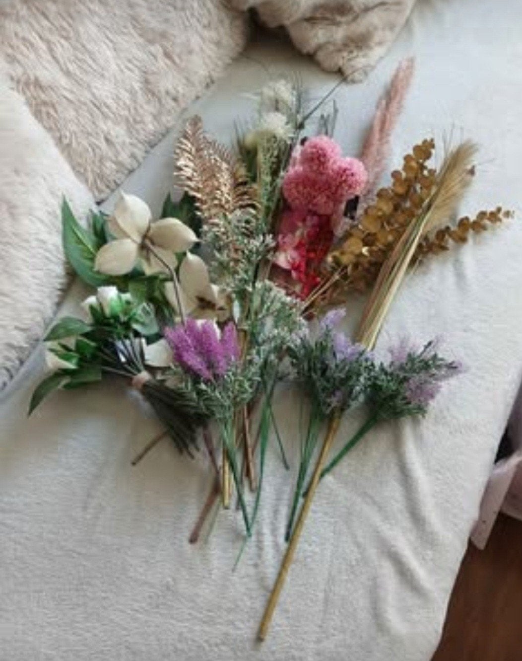 Gros lot de fleurs artificielles, Enlèvement