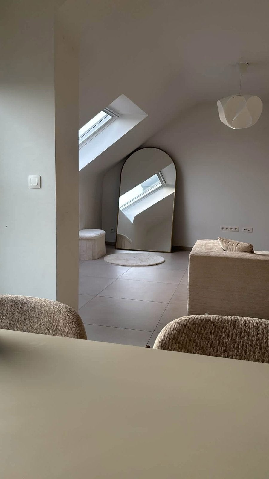 Miroir 180x100, Maison & Meubles, Accessoires pour la Maison | Miroirs, Comme neuf, 100 à 125 cm, Ovale, 150 à 200 cm