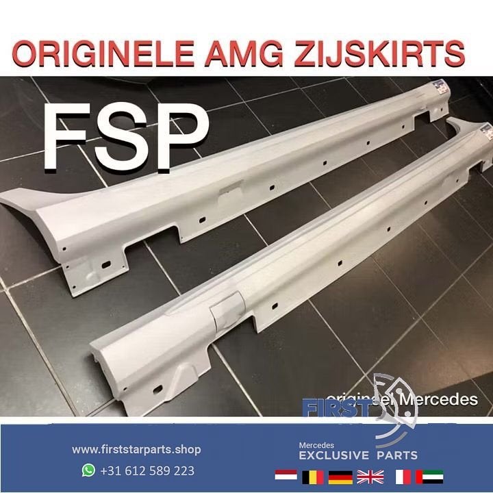 W218 X218 CLS AMG ZIJSKIRT LINKS RECHTS DORPEL LIJSTEN ORIGI