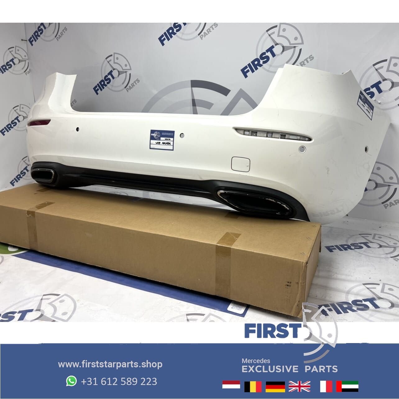 W177 AKLASSE ACHTERBUMPER WIT COMPLEET Mercedes A Klasse 201, Arrière, Utilisé, -, -