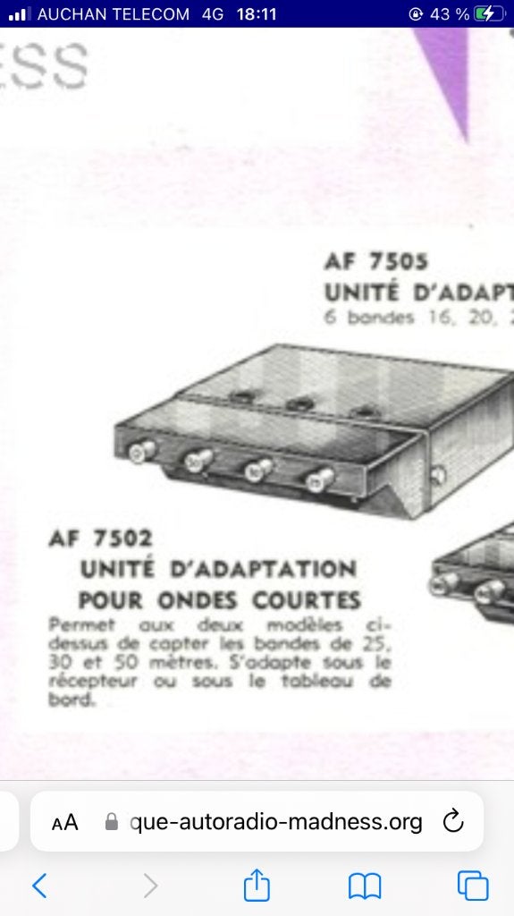 Philips autoradio, Ophalen of Verzenden, Gebruikt