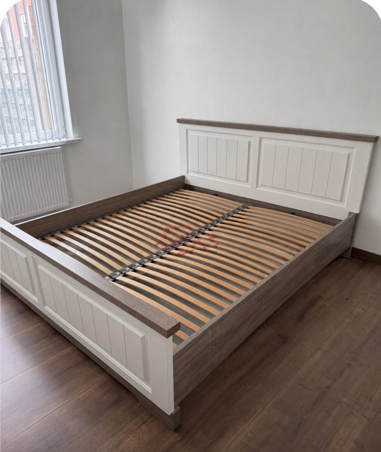 2persoonsbed 180x200, Huis en Inrichting, Slaapkamer | Bedden, Ophalen, Zo goed als nieuw