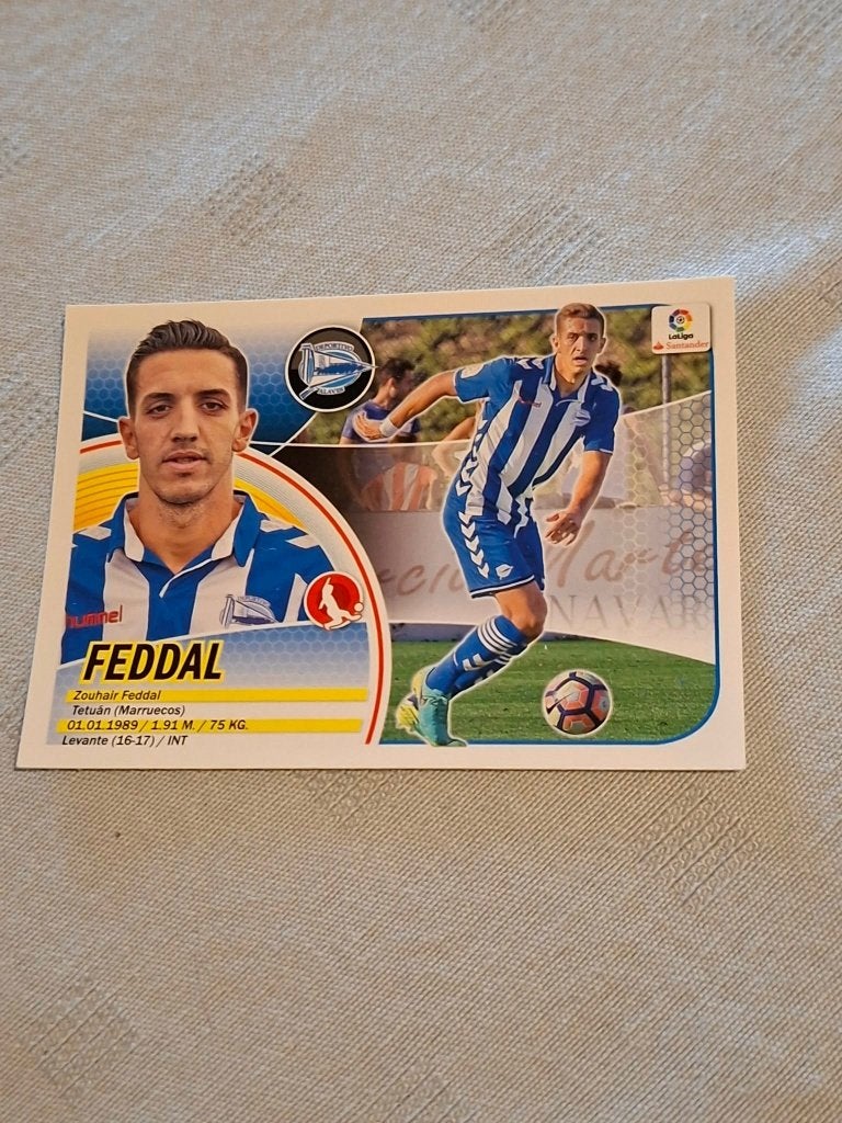 Panini / Sticker /Zouhair Feddal/Deportivo Alaves/2016-2017, Verzamelen, Ophalen of Verzenden, Nieuw, Poster, Plaatje of Sticker