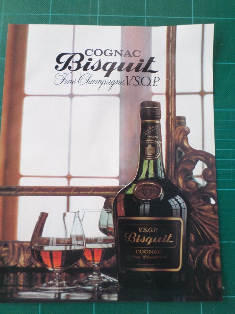 Bisquit Cognac - 7 publicités papier - années '50 à '80, Enlèvement ou Envoi, Utilisé, Autres types