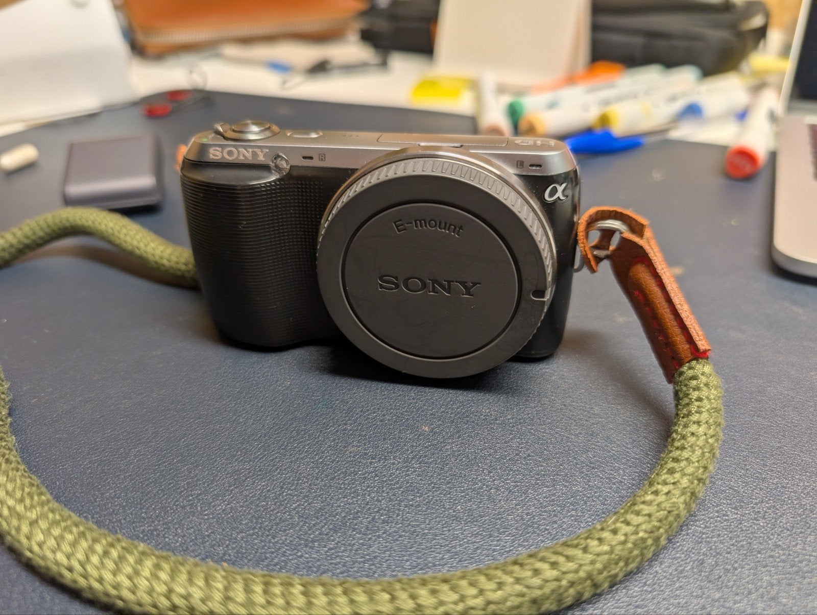 Sony nex c3, Ophalen of Verzenden, Accu, Systeemcamera, Ricoh