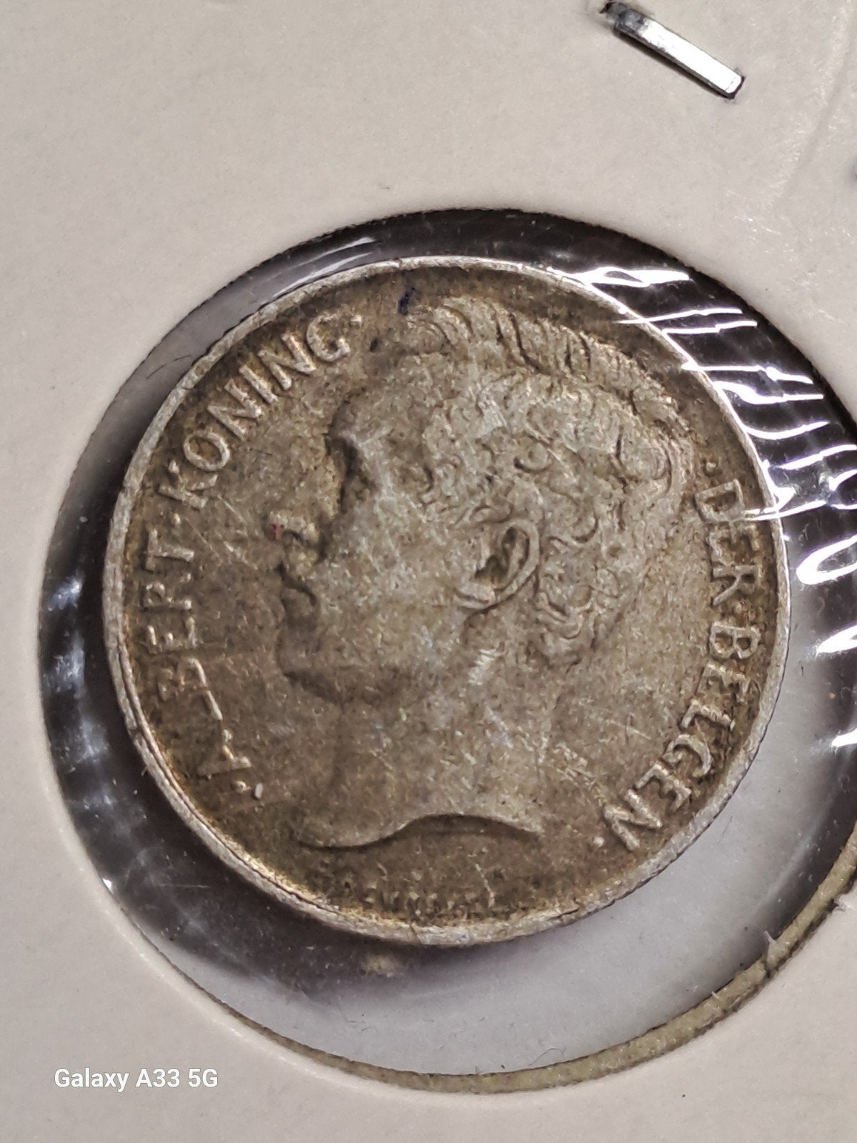 Belgique-Albert l-50 ct.1911 fl., Enlèvement ou Envoi, Belgique, Monnaie en vrac, Argent