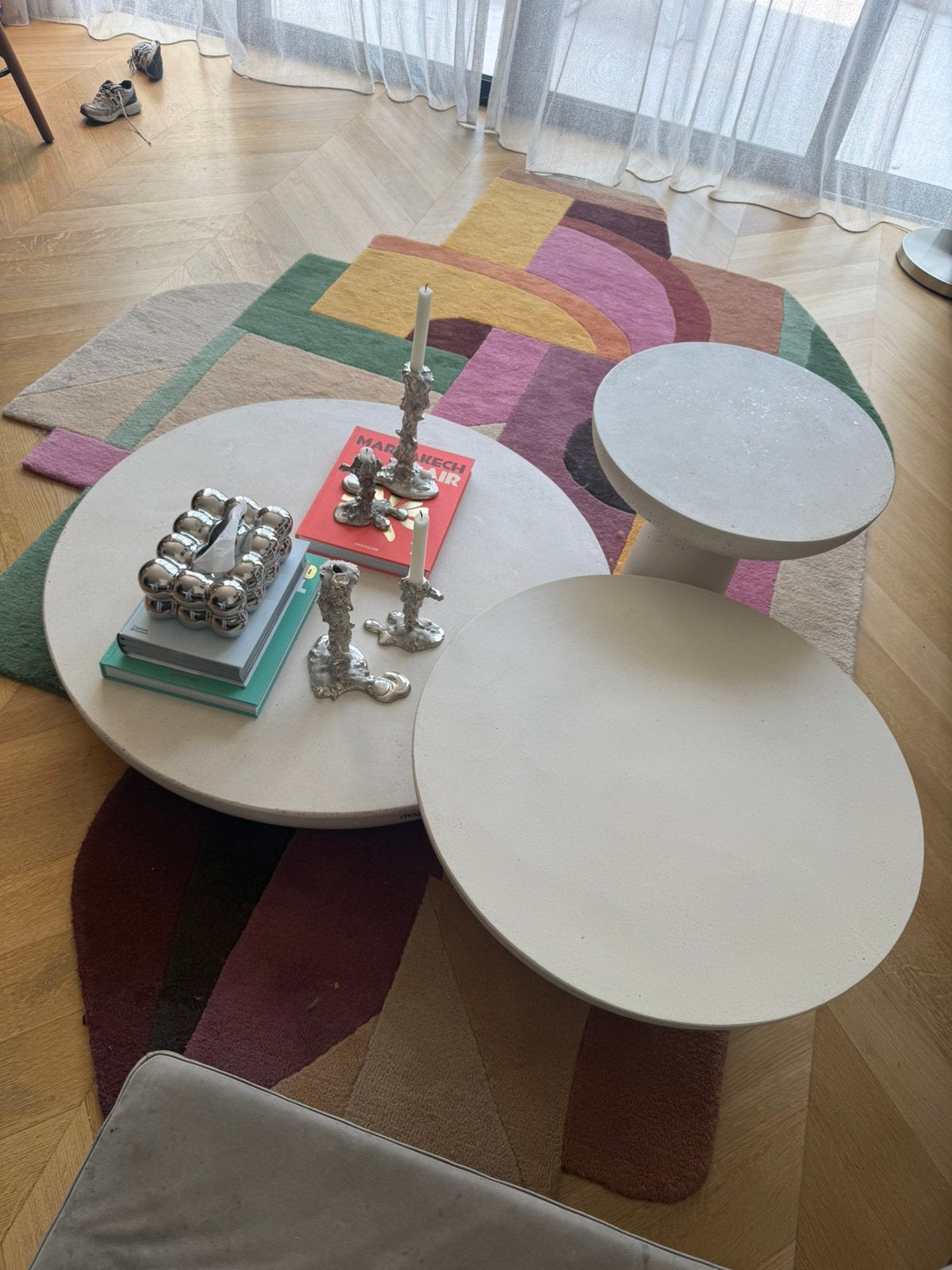 Mogg Olo Salontafel Set (3-delig) – Design by Antonio Facco, Huis en Inrichting, Ophalen, Zo goed als nieuw