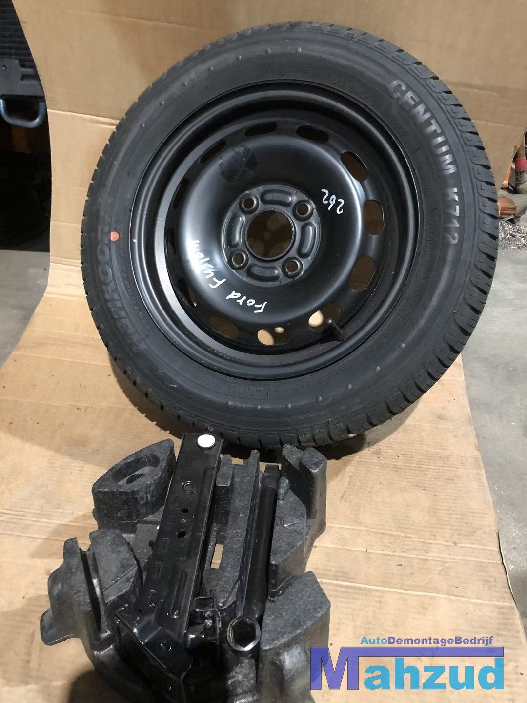 FORD FUSION thuiskomer krikset reservewiel set 4x108 14 inch, Auto-onderdelen, Banden en Velgen, Gebruikt, Info@ford.com, Band(en)