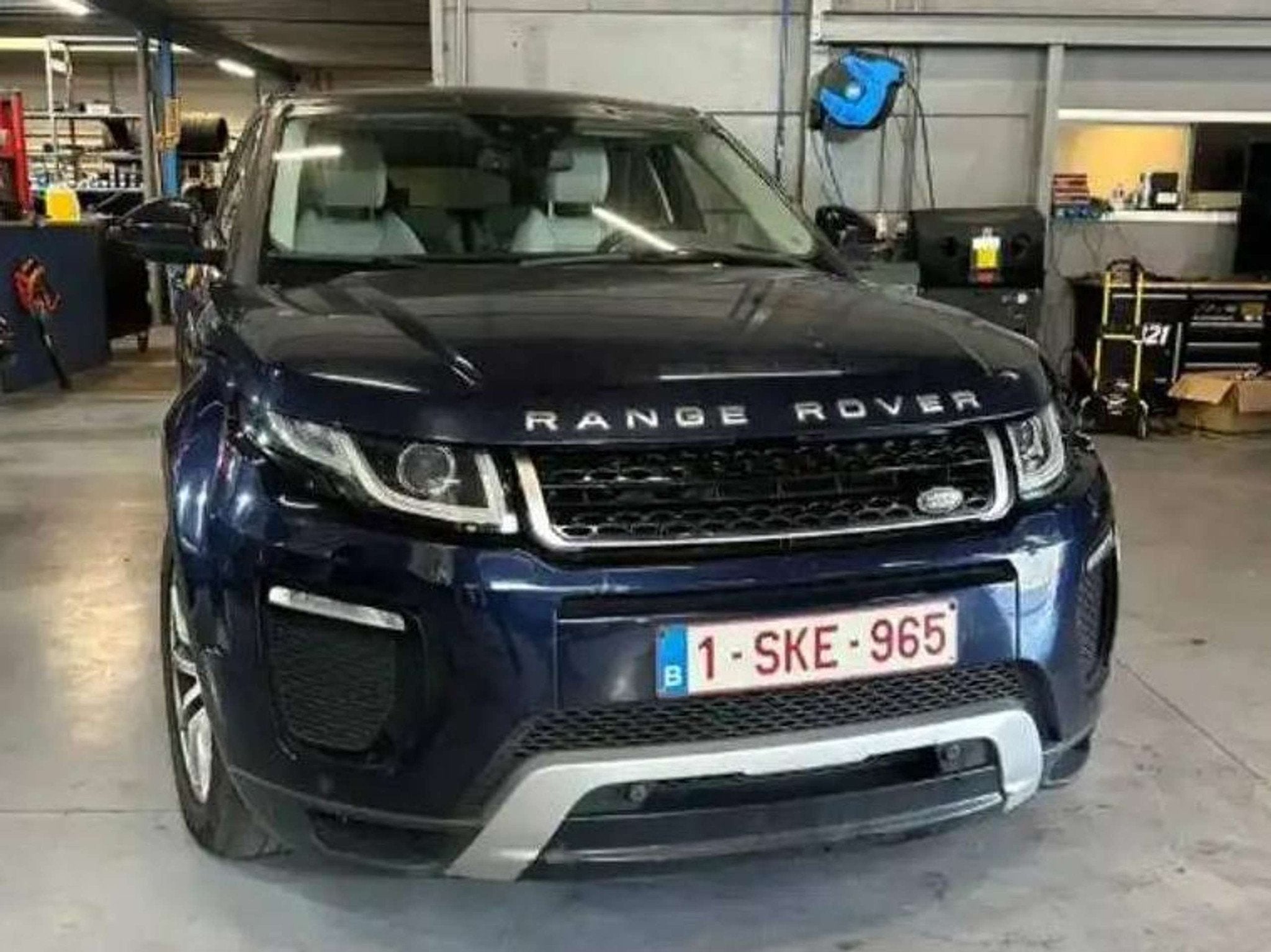 Land Rover Range Rover Evoque TD4 Aut. HSE Dynamic bj. 2016, Automaat, 4 cilinders, Blauw, Bedrijf