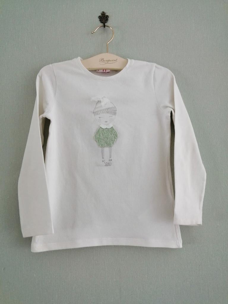 joli t-shirt Il Gufo taille 6 ans, Chemise ou À manches longues, Comme neuf, Il gufo, Fille