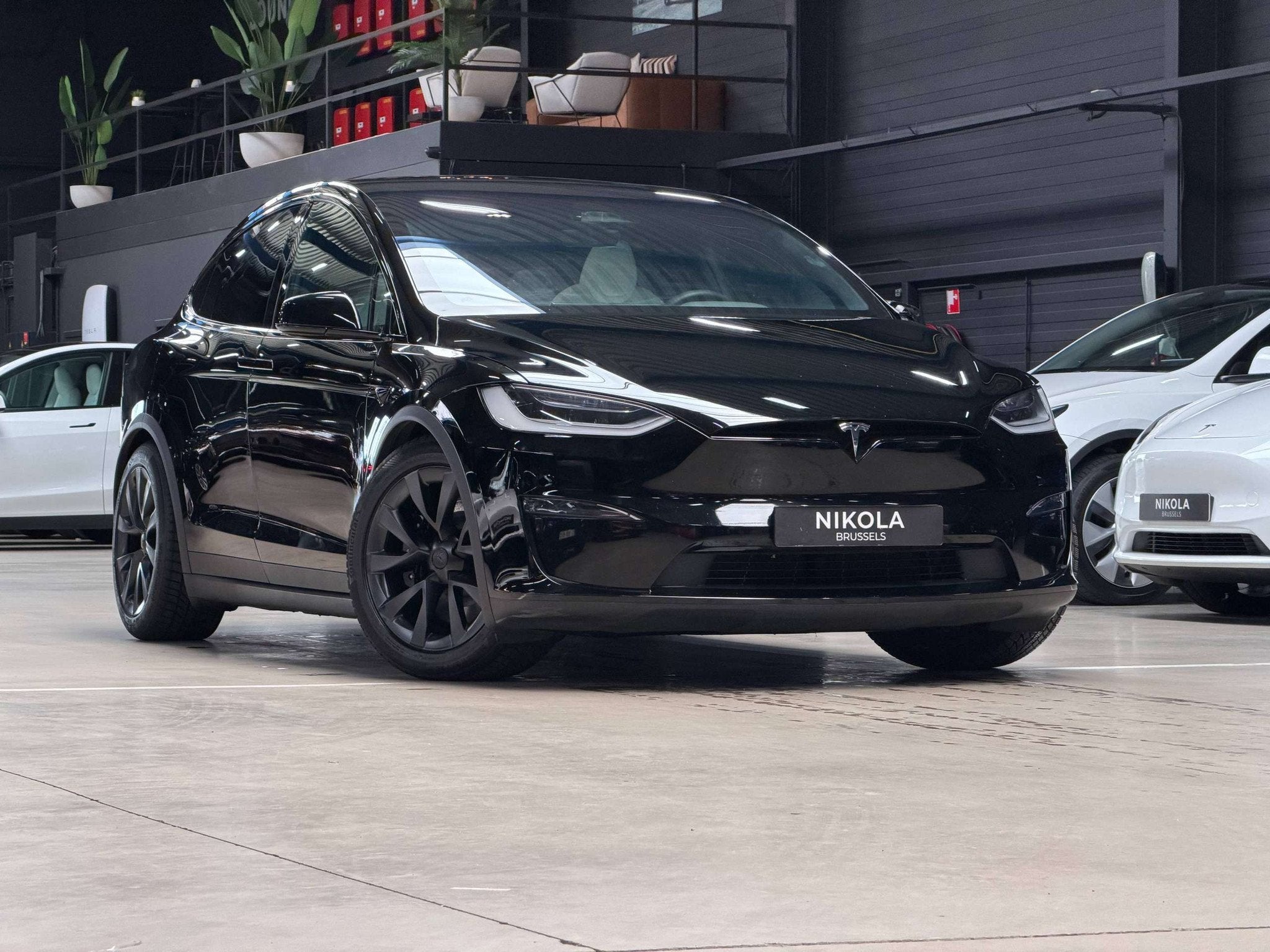 Tesla Model X PREMIUM - LONG RANGE -ALL WHEEL DRIVE - HARDWA, Autos, Cuir, Model X, 7 places, 678 ch