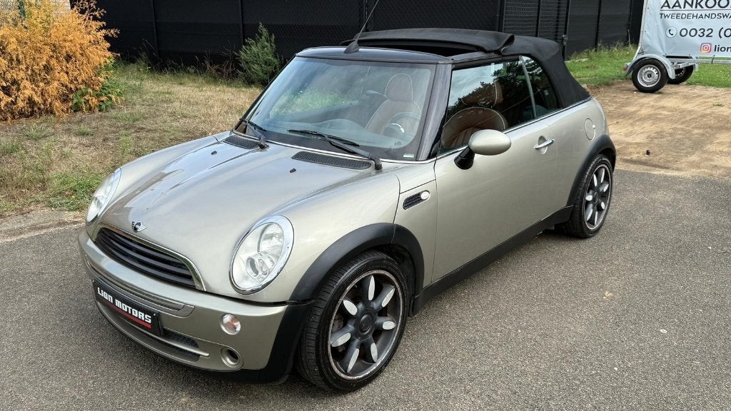 Mini Cooper Cabrio 1.6 İ | Zeer Nette Staat - Cruise Control, Autos, Cuir, Argent ou Gris, Achat, Cruise Control