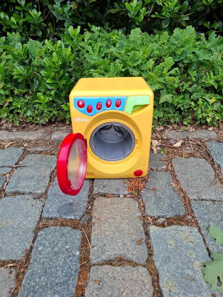 Speelgoed - wasmachine, Kinderen en Baby's, Ophalen, Gebruikt, Kunststof, Speelkeuken