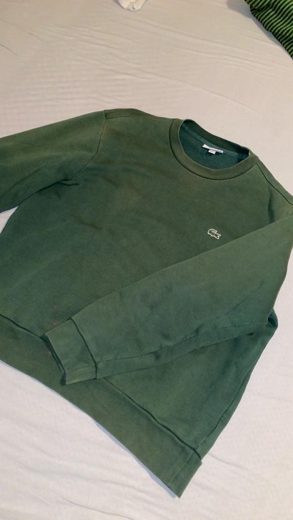 Lacoste trui maat XL, Kleding | Heren, Ophalen, Zo goed als nieuw, Maat 56/58 (XL), Groen