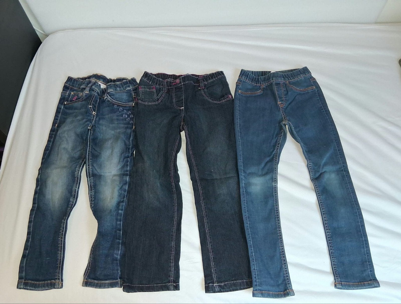 Broekenpakket maat 110 (8 stuks / 7x jeans), Enlèvement ou Envoi, Comme neuf, Fille, Pantalon