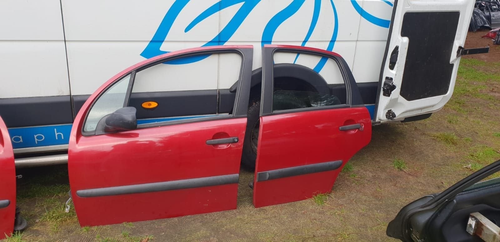 CITROËN C3 PORTIEREN LV +LA BJ 2001 2006, Gebruikt, -, Deur, -