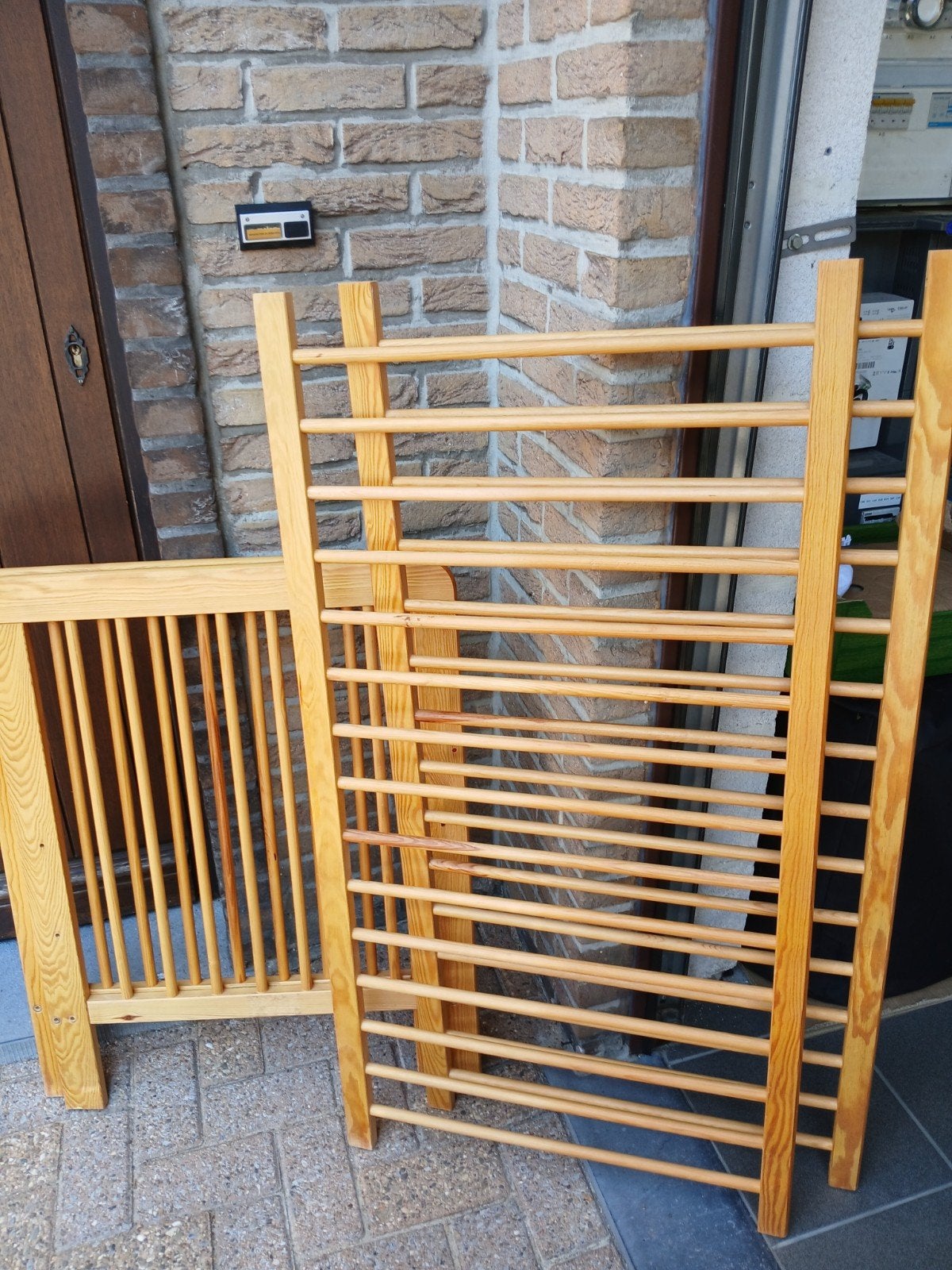 Kinderbedje + matras, Ophalen, Gebruikt, Matras