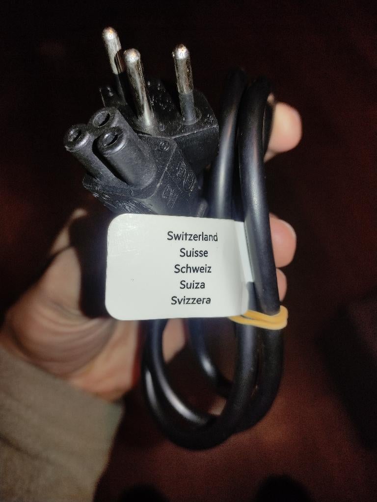 C5 (Mickey) stekker/kabel voor scherm, voeding(laptop) e.a., Ophalen, Gebruikt