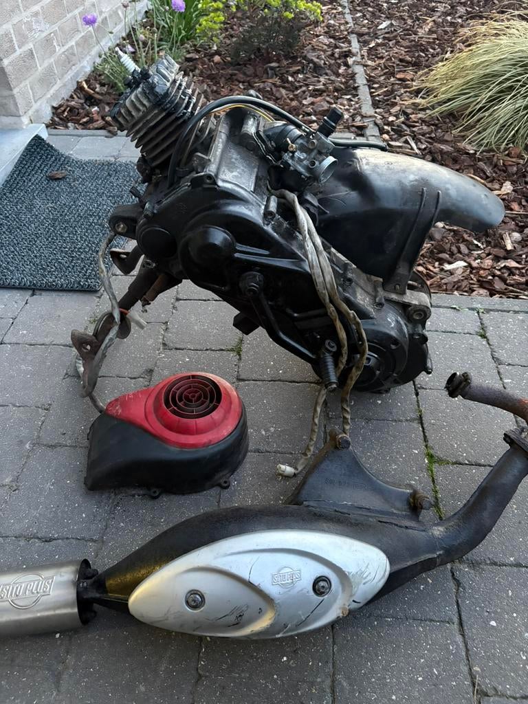 gilera stalker 50cc blok dubbel disc+sitoplus, Ophalen