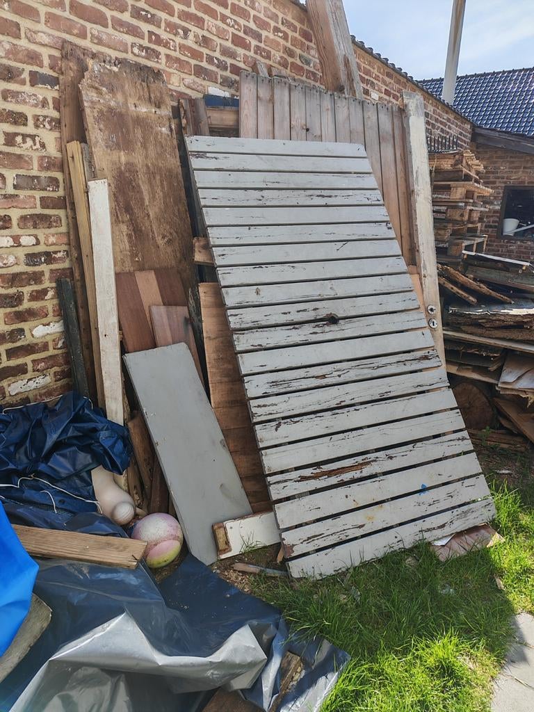 Schroot hout/brandhout, Ophalen